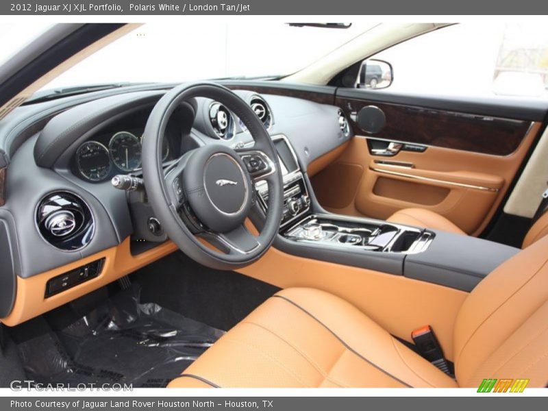 London Tan/Jet Interior - 2012 XJ XJL Portfolio 