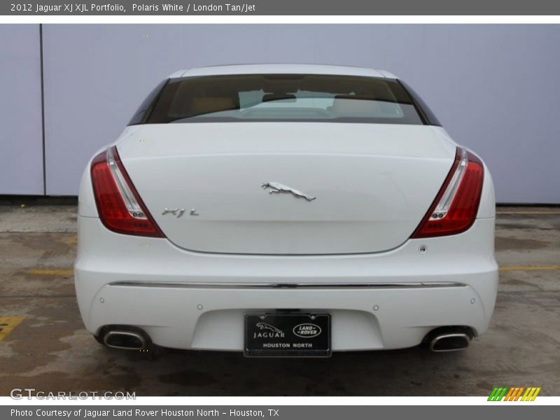 Polaris White / London Tan/Jet 2012 Jaguar XJ XJL Portfolio