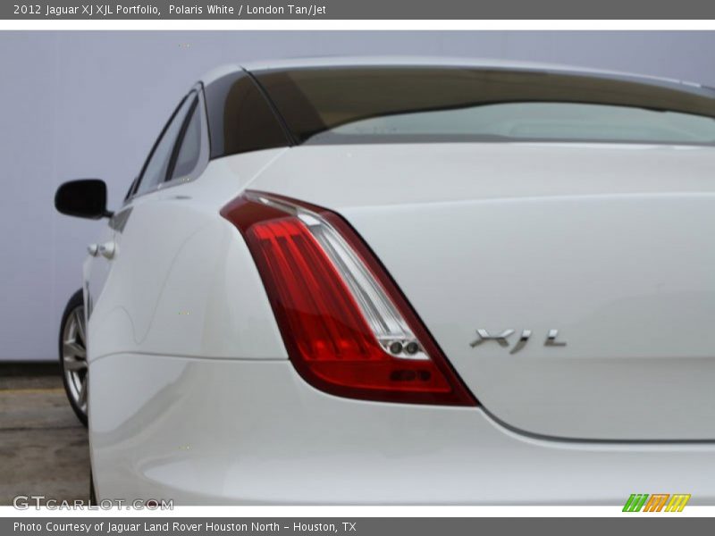 Polaris White / London Tan/Jet 2012 Jaguar XJ XJL Portfolio