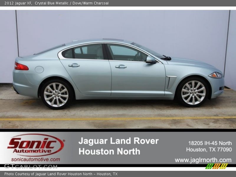 Crystal Blue Metallic / Dove/Warm Charcoal 2012 Jaguar XF