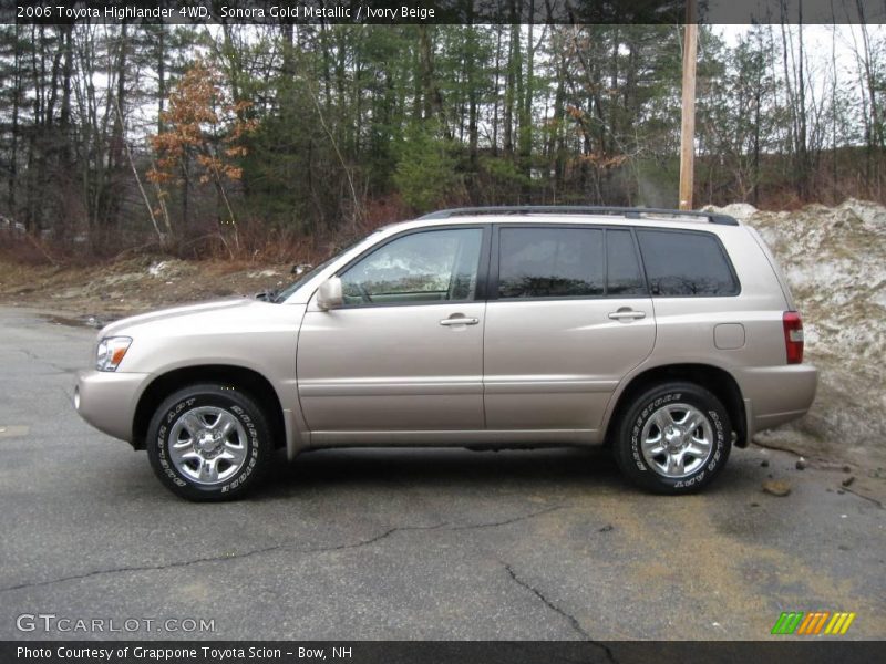 Sonora Gold Metallic / Ivory Beige 2006 Toyota Highlander 4WD