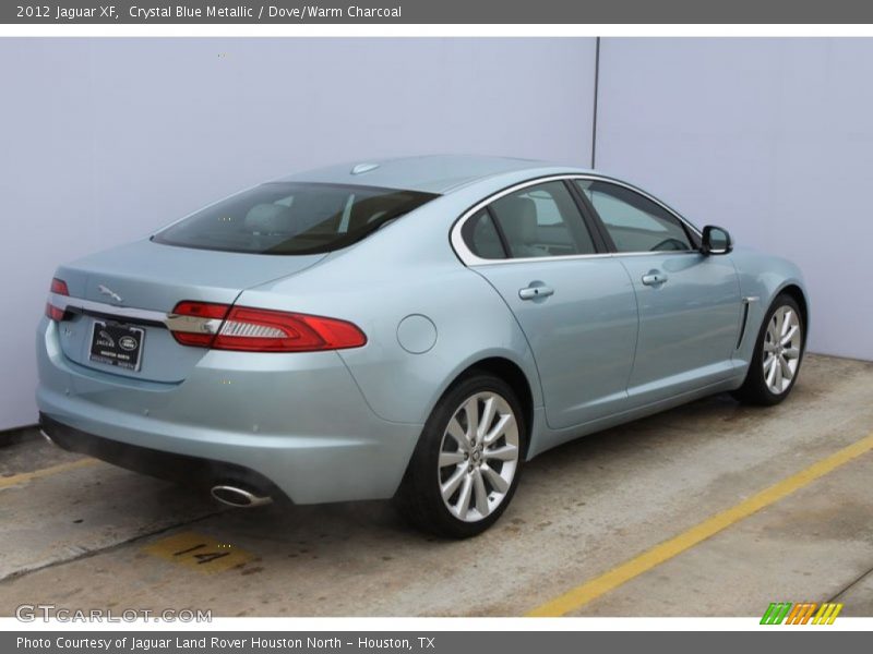 Crystal Blue Metallic / Dove/Warm Charcoal 2012 Jaguar XF