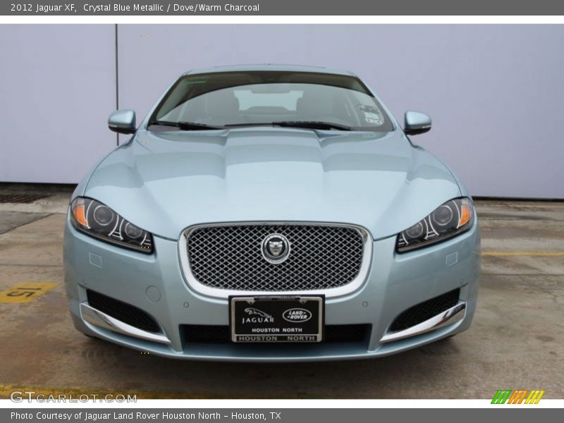 Crystal Blue Metallic / Dove/Warm Charcoal 2012 Jaguar XF