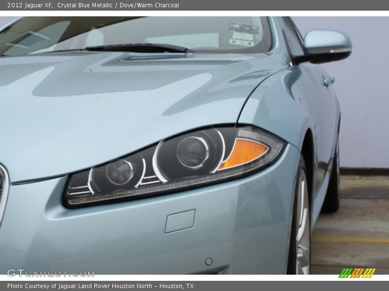 Crystal Blue Metallic / Dove/Warm Charcoal 2012 Jaguar XF