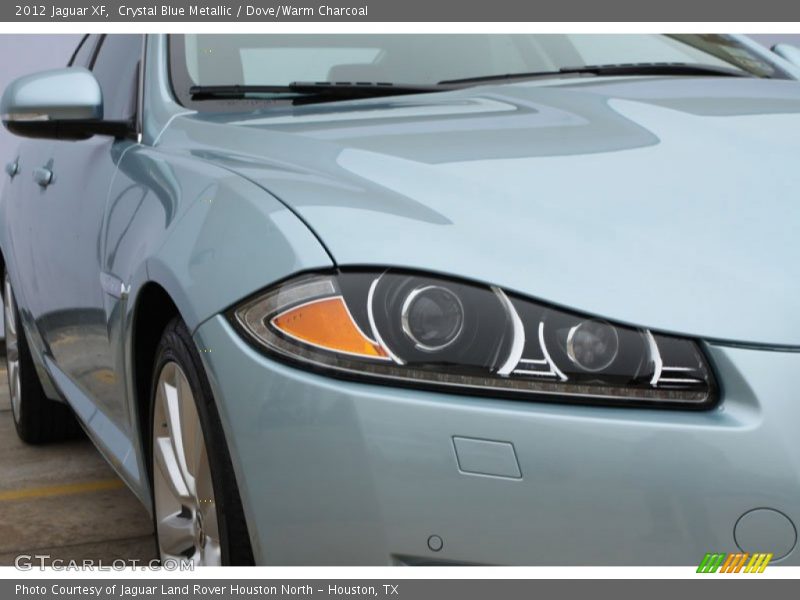 Crystal Blue Metallic / Dove/Warm Charcoal 2012 Jaguar XF