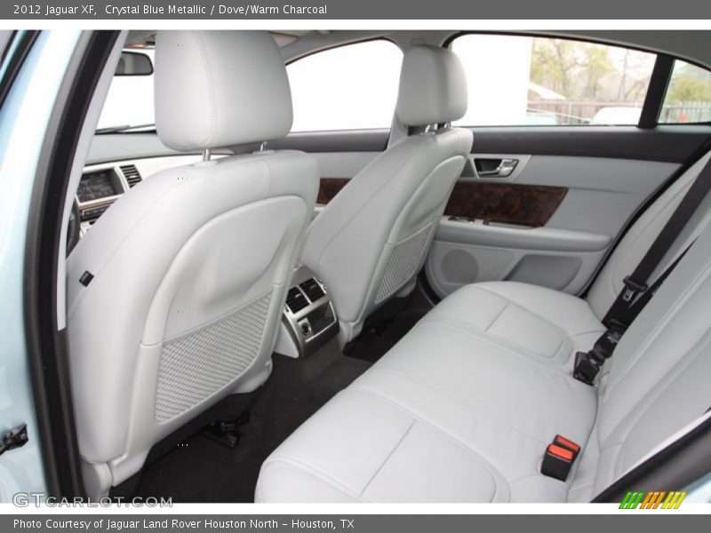 Crystal Blue Metallic / Dove/Warm Charcoal 2012 Jaguar XF