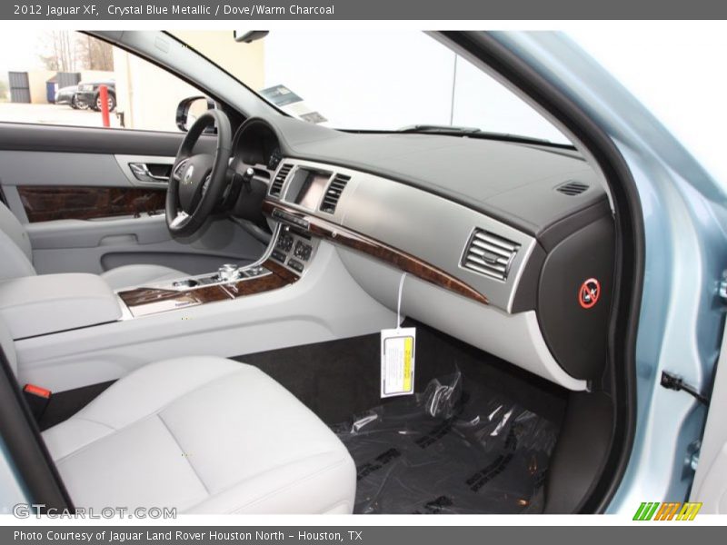 Crystal Blue Metallic / Dove/Warm Charcoal 2012 Jaguar XF