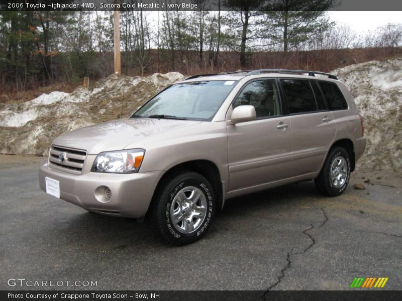 Sonora Gold Metallic / Ivory Beige 2006 Toyota Highlander 4WD