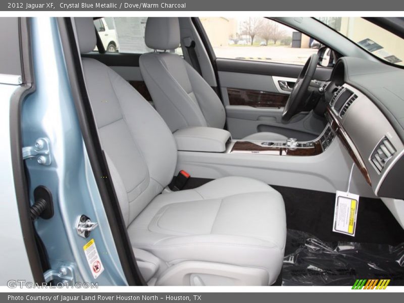 Crystal Blue Metallic / Dove/Warm Charcoal 2012 Jaguar XF