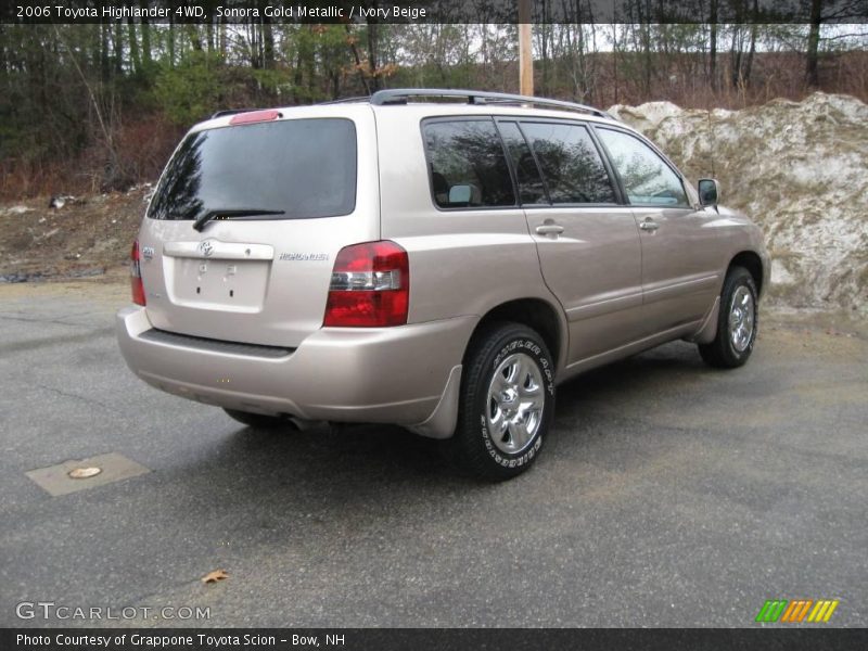 Sonora Gold Metallic / Ivory Beige 2006 Toyota Highlander 4WD