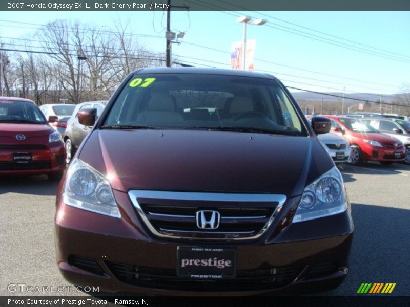 Dark Cherry Pearl / Ivory 2007 Honda Odyssey EX-L