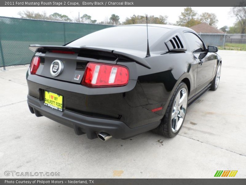 Ebony Black / Charcoal Black 2011 Ford Mustang Roush Stage 2 Coupe