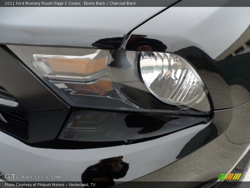 Ebony Black / Charcoal Black 2011 Ford Mustang Roush Stage 2 Coupe