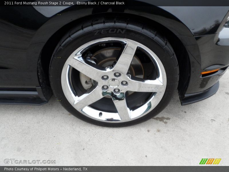 Ebony Black / Charcoal Black 2011 Ford Mustang Roush Stage 2 Coupe