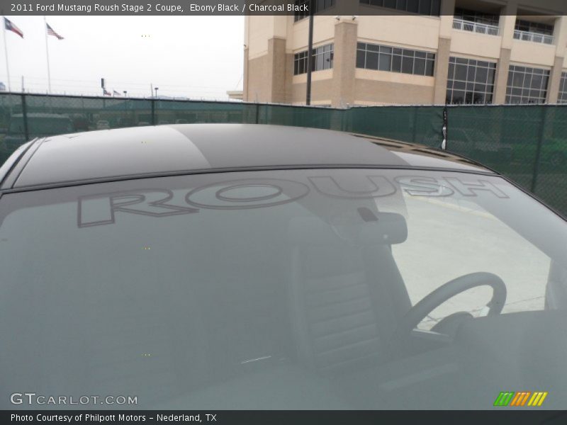 Ebony Black / Charcoal Black 2011 Ford Mustang Roush Stage 2 Coupe