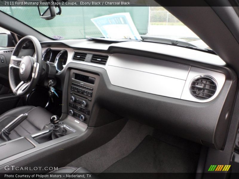 Ebony Black / Charcoal Black 2011 Ford Mustang Roush Stage 2 Coupe
