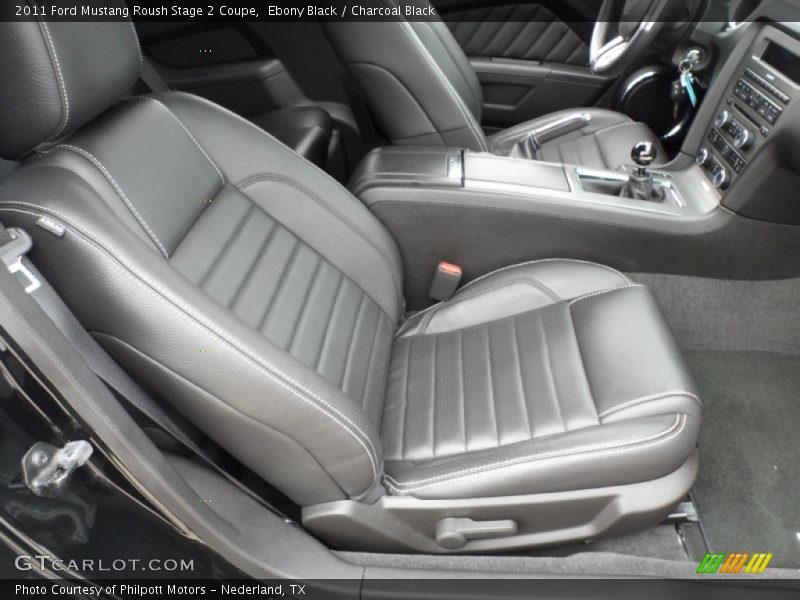  2011 Mustang Roush Stage 2 Coupe Charcoal Black Interior