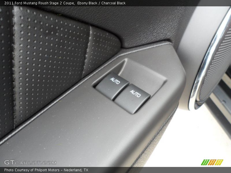 Ebony Black / Charcoal Black 2011 Ford Mustang Roush Stage 2 Coupe