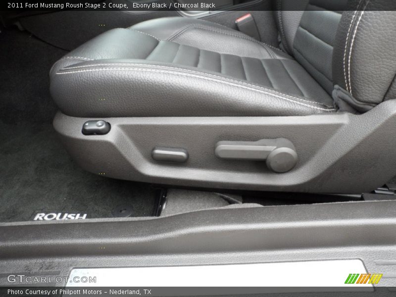Ebony Black / Charcoal Black 2011 Ford Mustang Roush Stage 2 Coupe