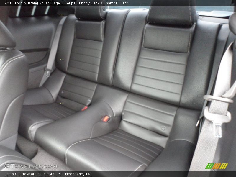 Rear Seat of 2011 Mustang Roush Stage 2 Coupe