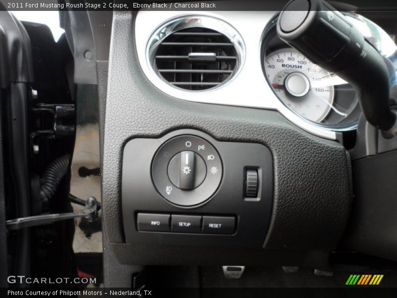 Controls of 2011 Mustang Roush Stage 2 Coupe