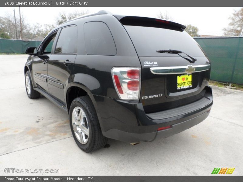 Black / Light Gray 2009 Chevrolet Equinox LT