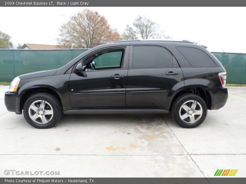 Black / Light Gray 2009 Chevrolet Equinox LT