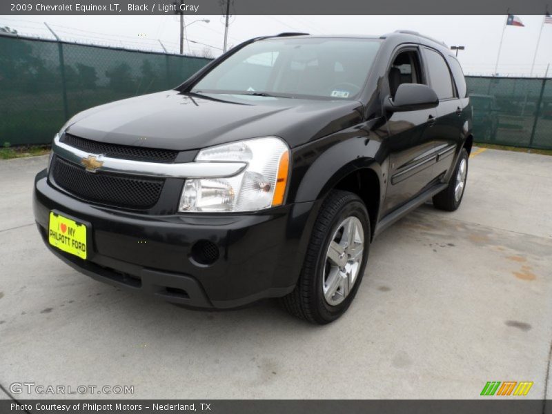 Black / Light Gray 2009 Chevrolet Equinox LT