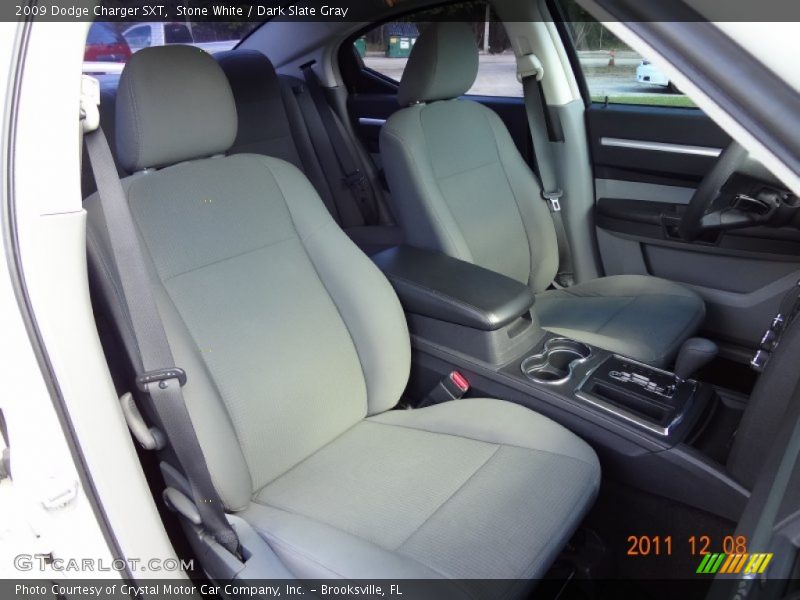 Stone White / Dark Slate Gray 2009 Dodge Charger SXT