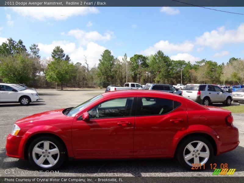 Redline 2 Pearl / Black 2011 Dodge Avenger Mainstreet