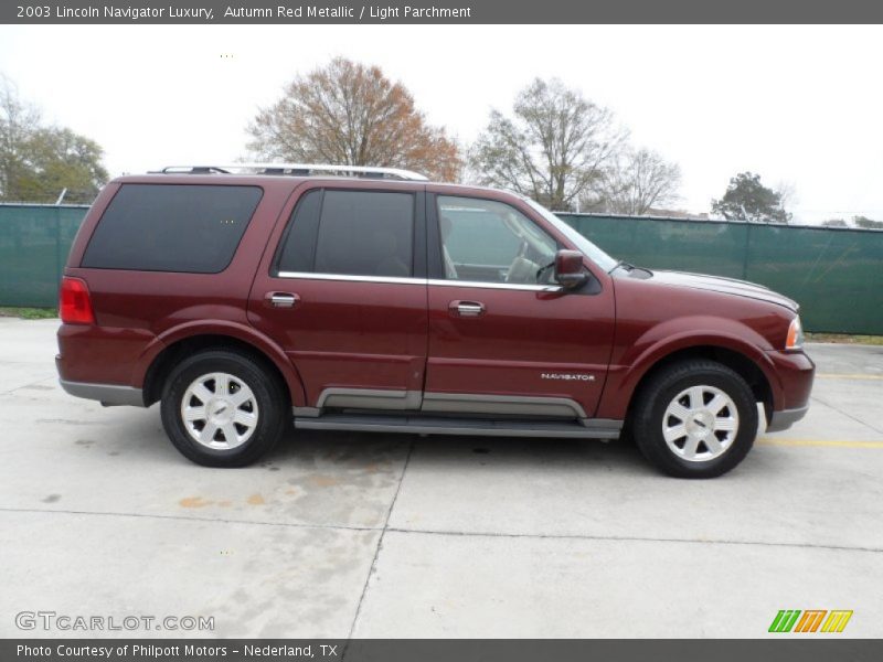 Autumn Red Metallic / Light Parchment 2003 Lincoln Navigator Luxury