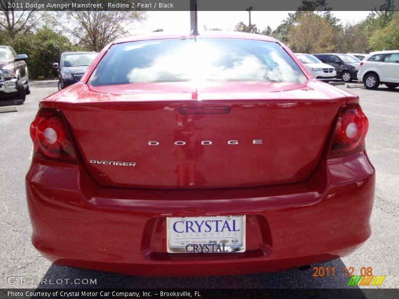 Redline 2 Pearl / Black 2011 Dodge Avenger Mainstreet