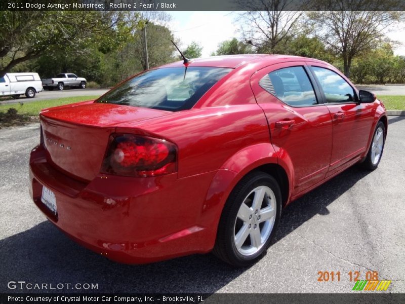 Redline 2 Pearl / Black 2011 Dodge Avenger Mainstreet