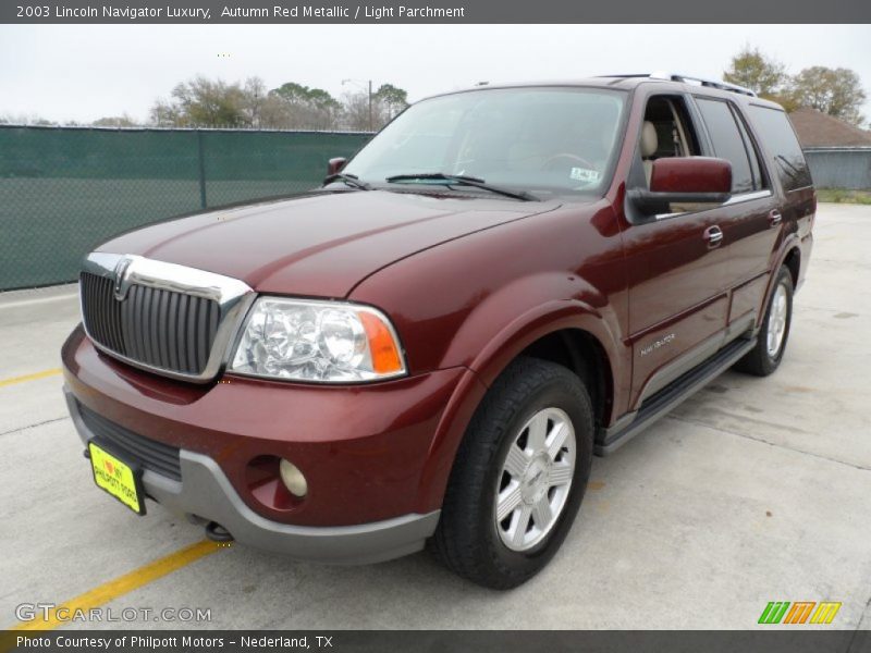 Autumn Red Metallic / Light Parchment 2003 Lincoln Navigator Luxury