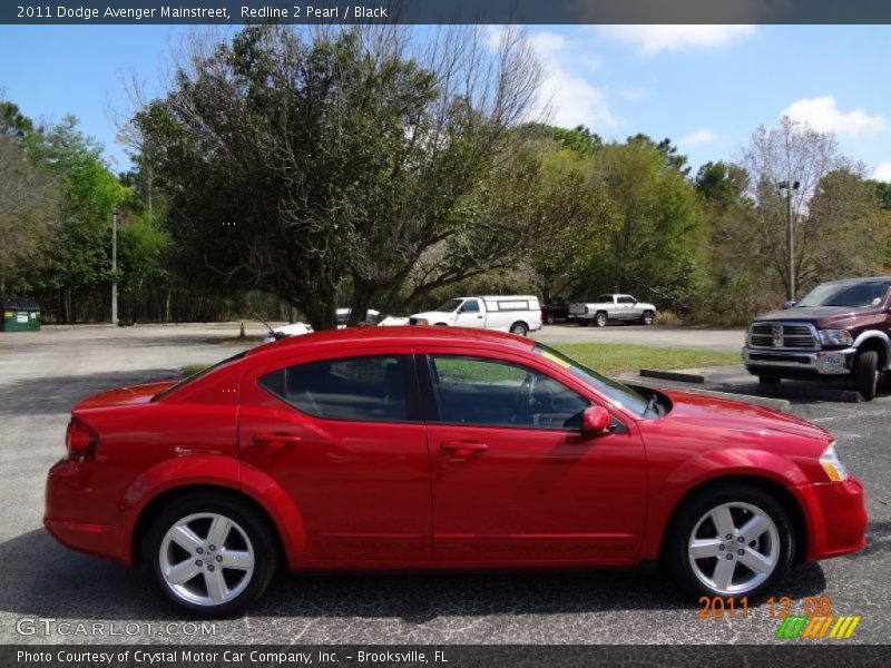 Redline 2 Pearl / Black 2011 Dodge Avenger Mainstreet