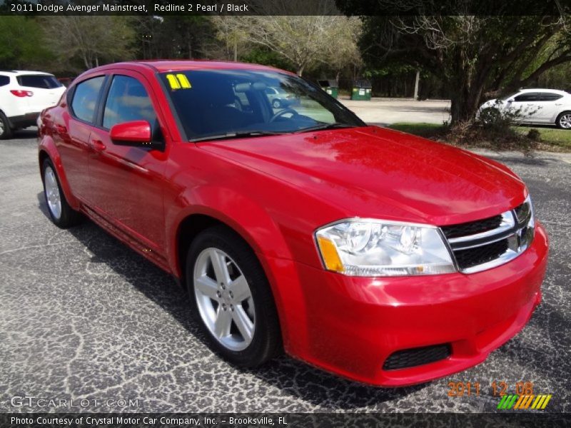 Redline 2 Pearl / Black 2011 Dodge Avenger Mainstreet