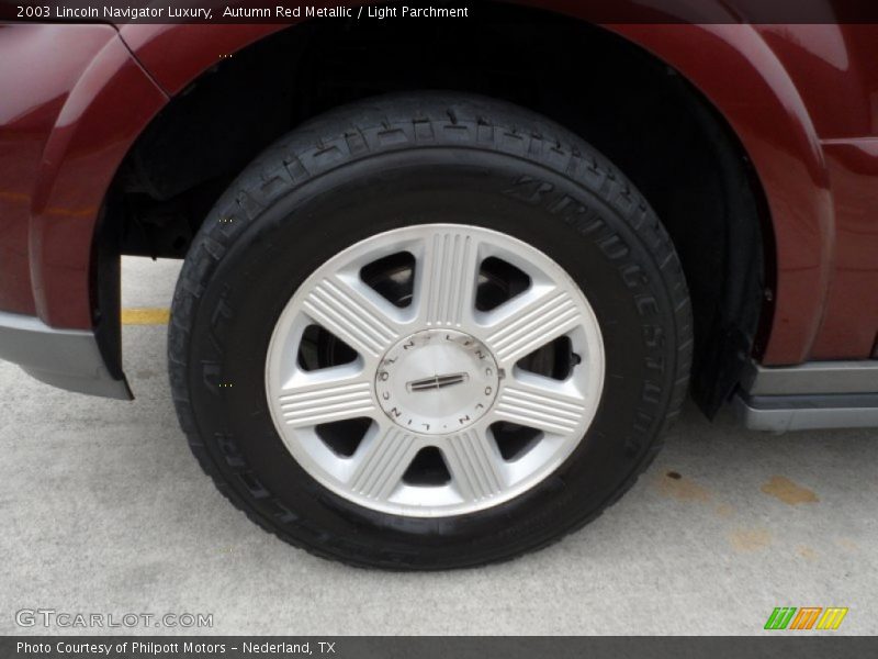 Autumn Red Metallic / Light Parchment 2003 Lincoln Navigator Luxury