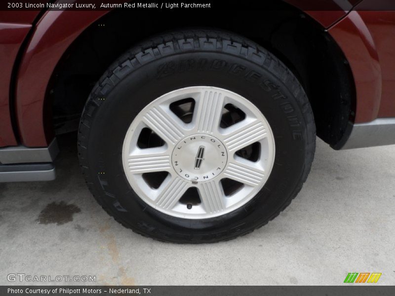 Autumn Red Metallic / Light Parchment 2003 Lincoln Navigator Luxury
