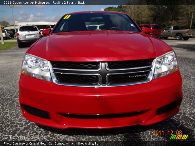 Redline 2 Pearl / Black 2011 Dodge Avenger Mainstreet