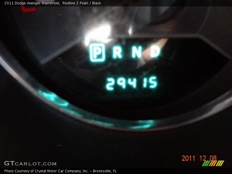 Redline 2 Pearl / Black 2011 Dodge Avenger Mainstreet