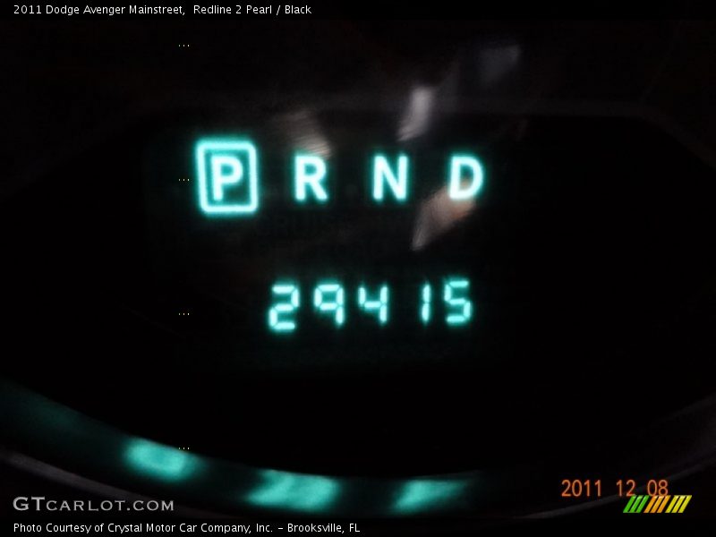 Redline 2 Pearl / Black 2011 Dodge Avenger Mainstreet