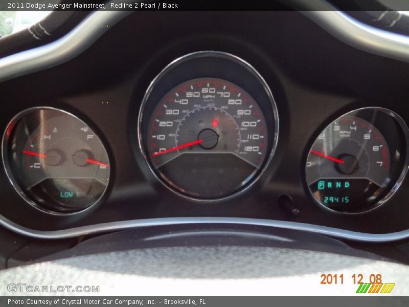 Redline 2 Pearl / Black 2011 Dodge Avenger Mainstreet