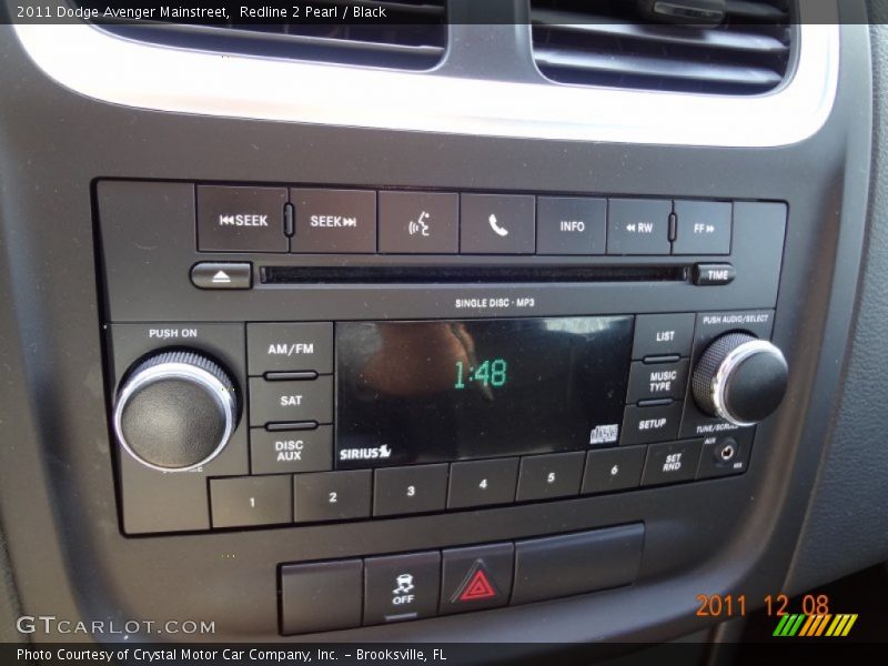 Redline 2 Pearl / Black 2011 Dodge Avenger Mainstreet