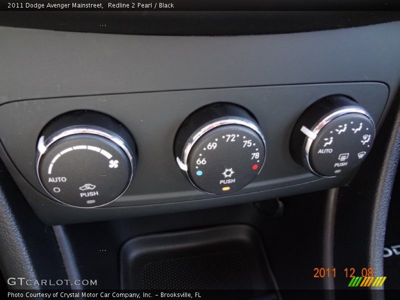 Redline 2 Pearl / Black 2011 Dodge Avenger Mainstreet