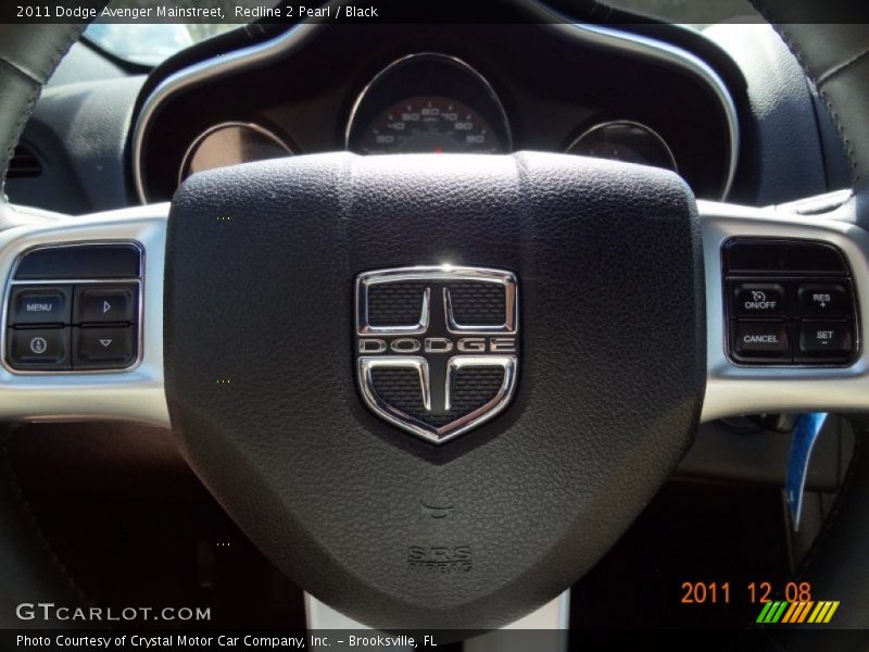 Redline 2 Pearl / Black 2011 Dodge Avenger Mainstreet