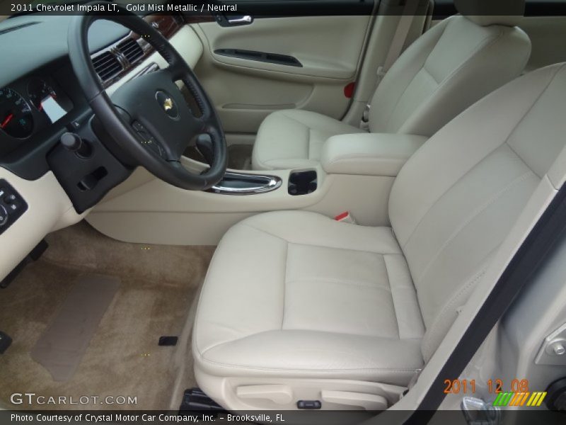 Gold Mist Metallic / Neutral 2011 Chevrolet Impala LT