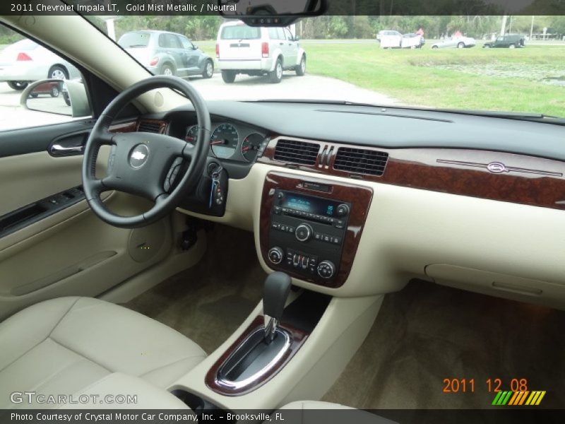 Gold Mist Metallic / Neutral 2011 Chevrolet Impala LT