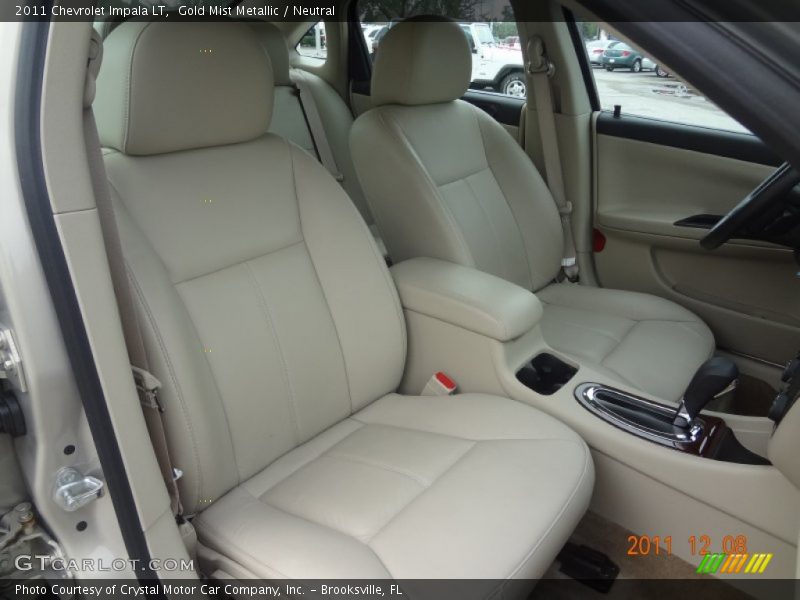 Gold Mist Metallic / Neutral 2011 Chevrolet Impala LT