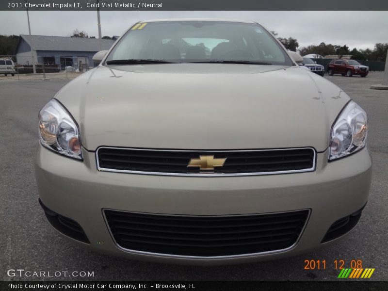 Gold Mist Metallic / Neutral 2011 Chevrolet Impala LT