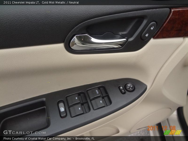 Gold Mist Metallic / Neutral 2011 Chevrolet Impala LT